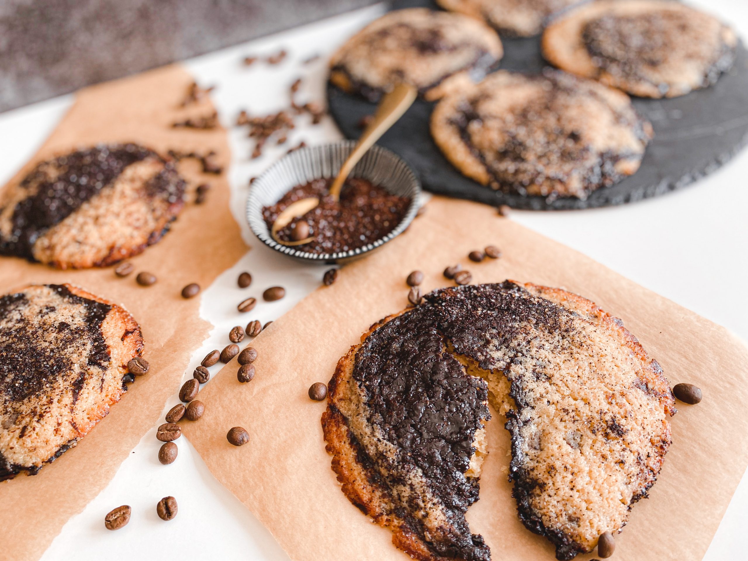 Salted Espresso Cookies