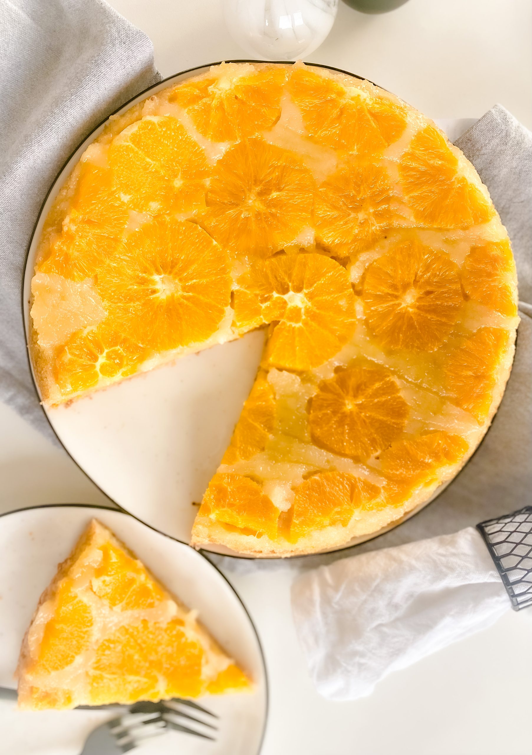 Olivenöl Orangen Kuchen